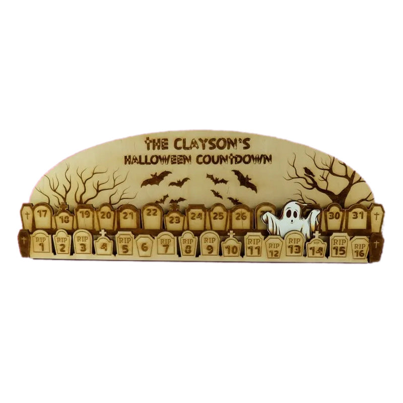 Calendario de Adviento de Halloween - La cuenta regresiva de Halloween de Clayson