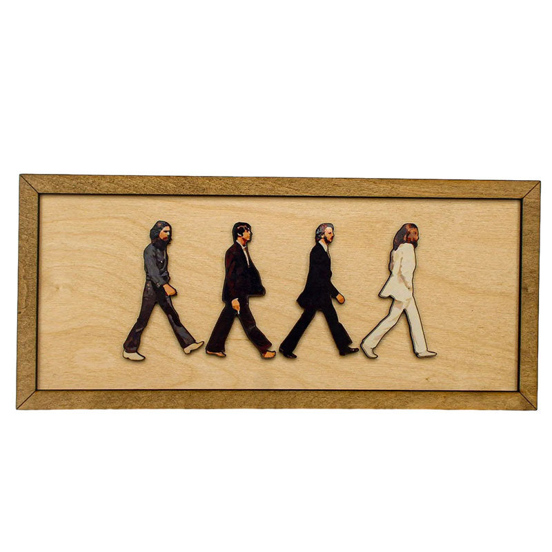 Retrato enmarcado de Abbey Road de The Beatles