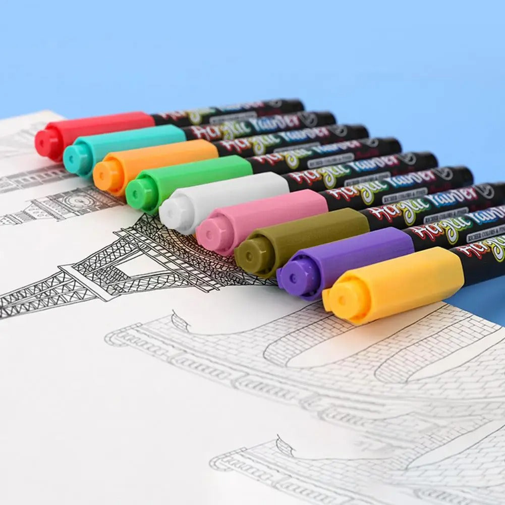 ArtFlow - Set de marcadores acrílicos de 12 piezas | 50% DESCUENTO