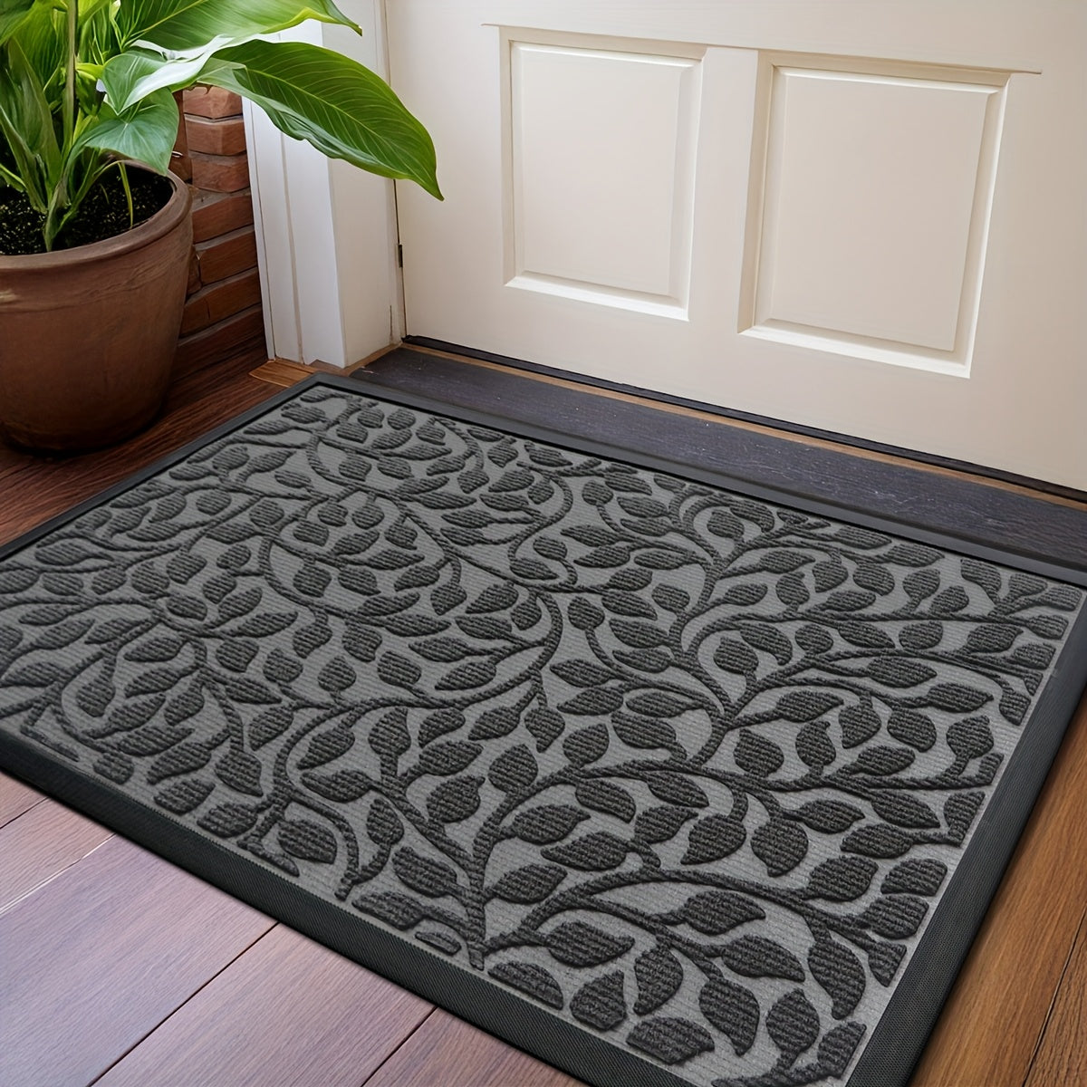 SAFEFEET - Alfombra de Entrada Frontal, Tapete Duradero para Tráfico Intenso en el Hogar y Uso en Vacaciones