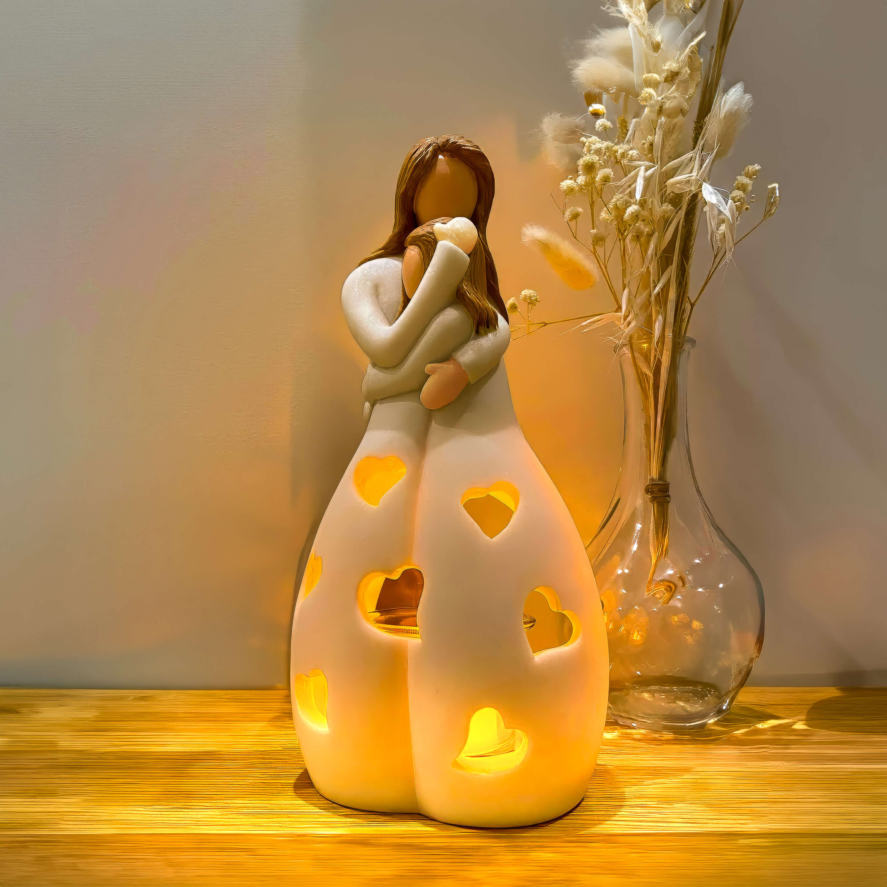 Decoración de luz nocturna LED en forma de corazón