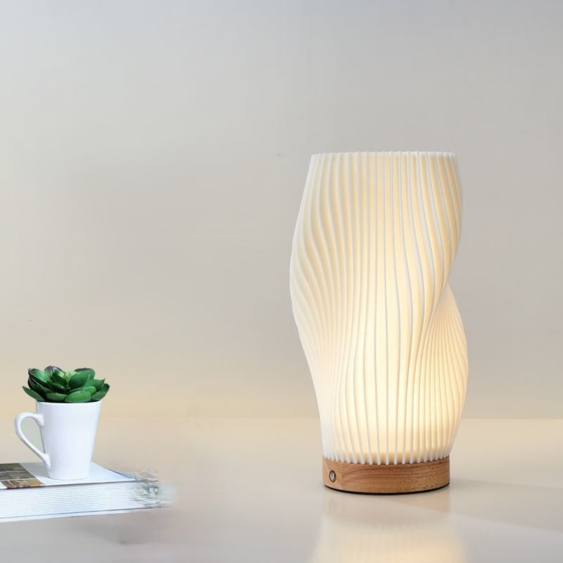 Lámpara Nocturna Decorativa de Madera 3D