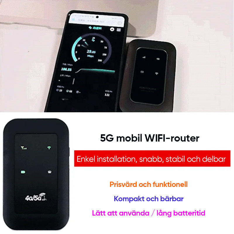 Router WiFi Inalámbrico Portátil con Antena 4G/5G y Batería