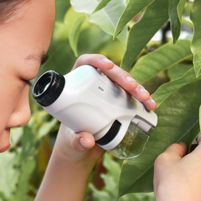 Microscopio LED Portátil para Niños y Jóvenes