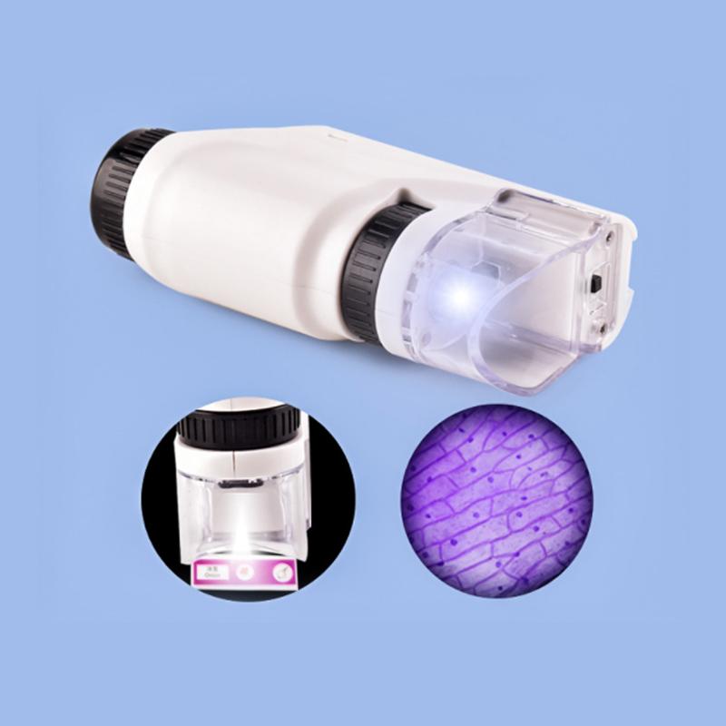 Microscopio LED Portátil para Niños y Jóvenes