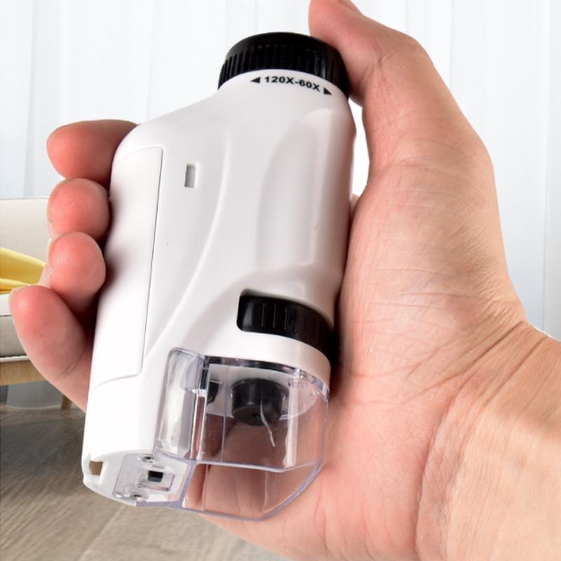 Microscopio LED Portátil para Niños y Jóvenes