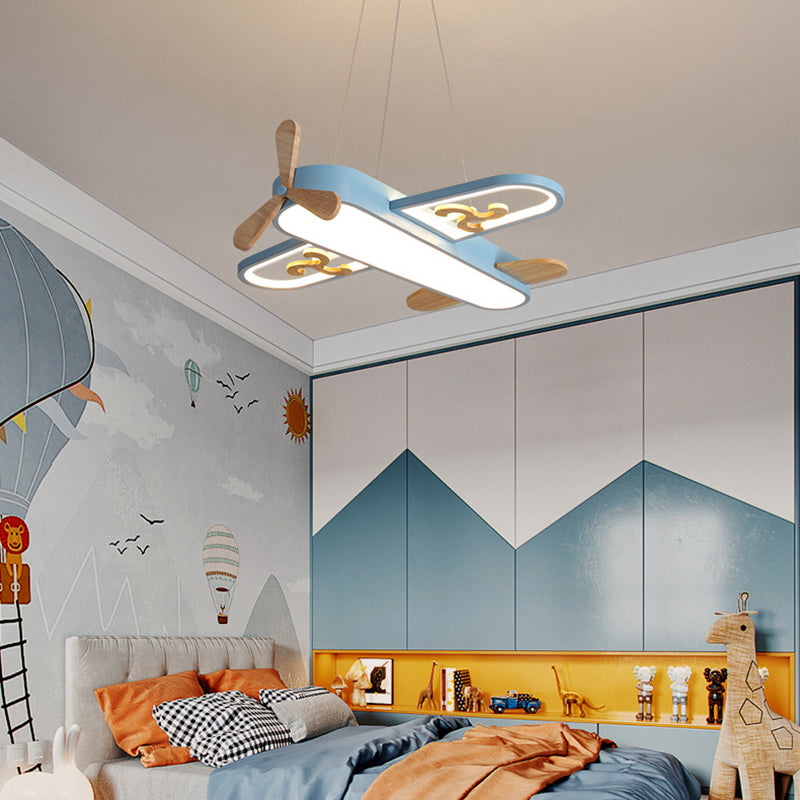 Lámpara Infantil Avión LED de Techo 54cm
