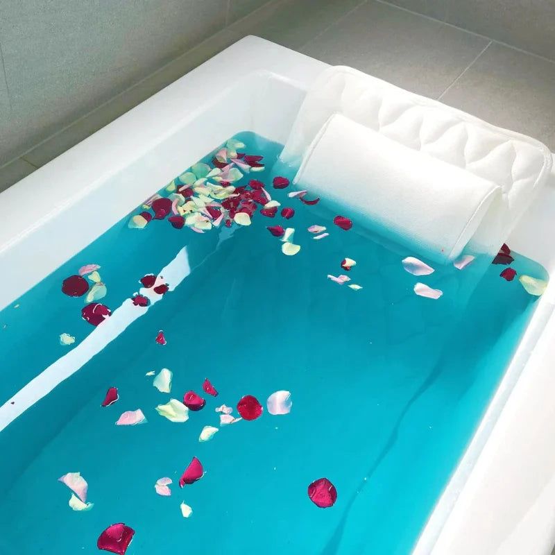 Cojín de bañera de cuerpo entero – Alfombrilla de baño con acolchado de red