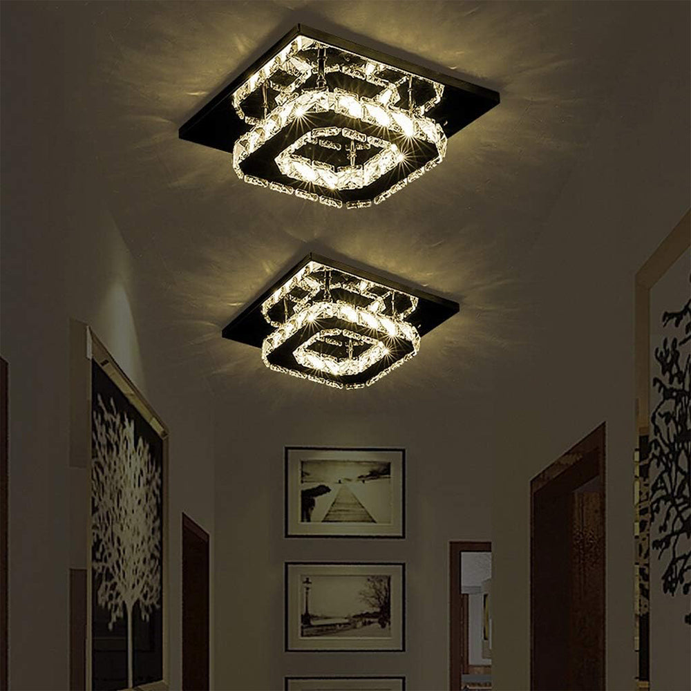 Lámpara de Techo Cristal LED Moderna