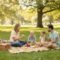 Manta de Picnic Impermeable Diseño Floral Ligero 180x230cm