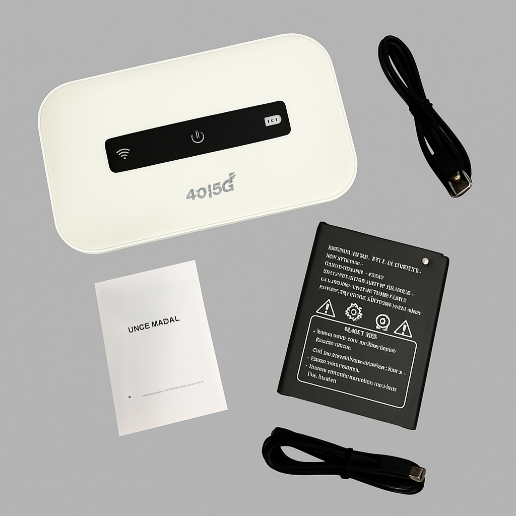 Router Wi-Fi portátil – acceso a internet en movimiento