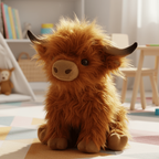 VACHE DES HAUTES TERRES DOUCE – Peluche douce pour les amis des câlins