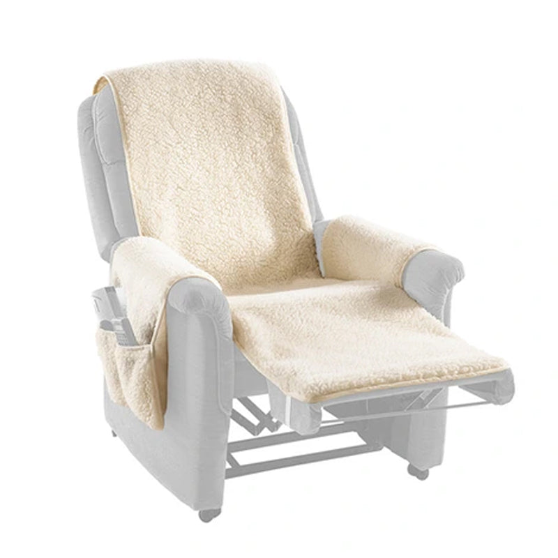 Funda de Sillón Cómoda para Adultos - Fleece Beige