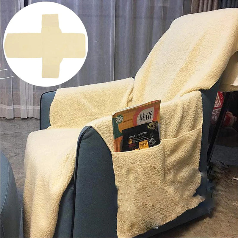 Funda de Sillón Cómoda para Adultos - Fleece Beige