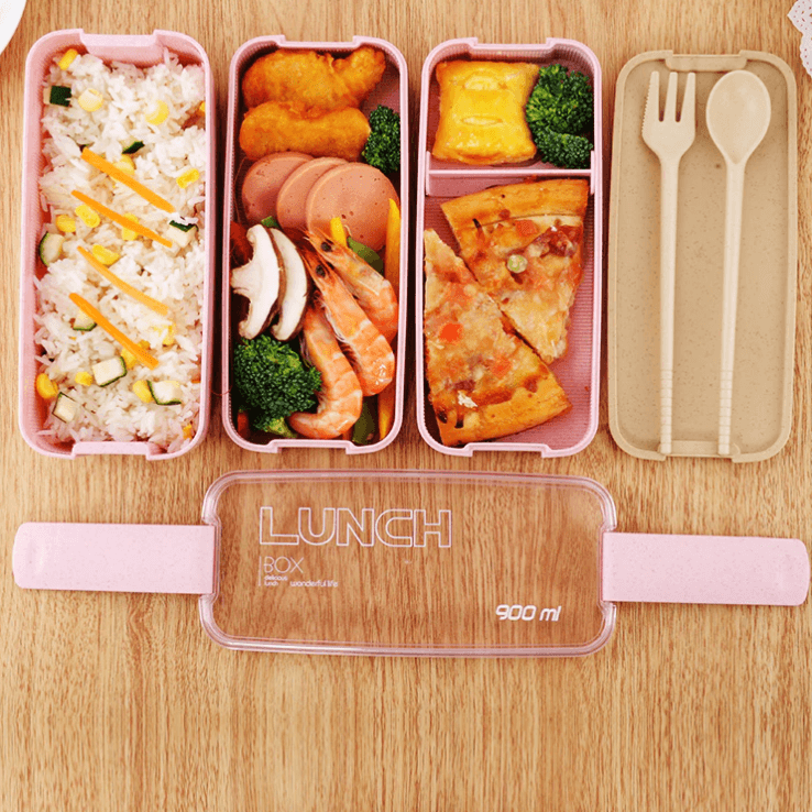 Caja Bento de 3 capas