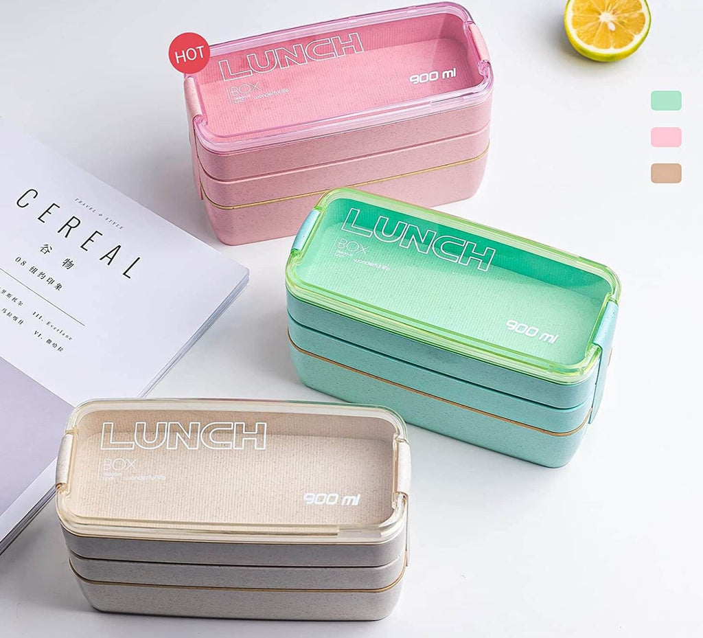 Caja Bento de 3 capas