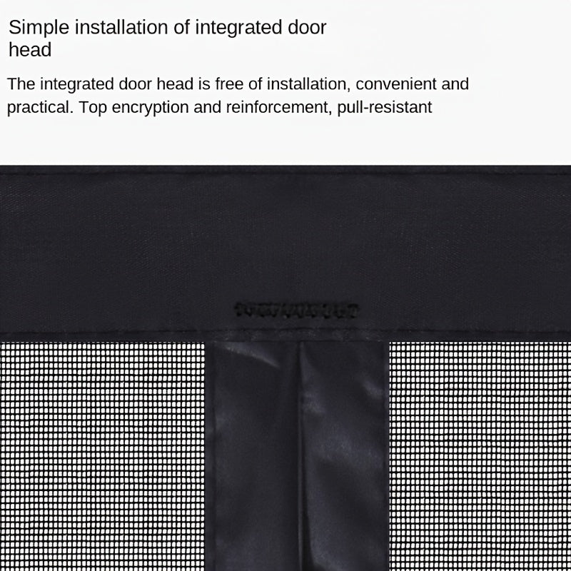 MAGNASEAL – Cortina de Puerta de Malla Magnética para Protección de Insectos Sin Manos