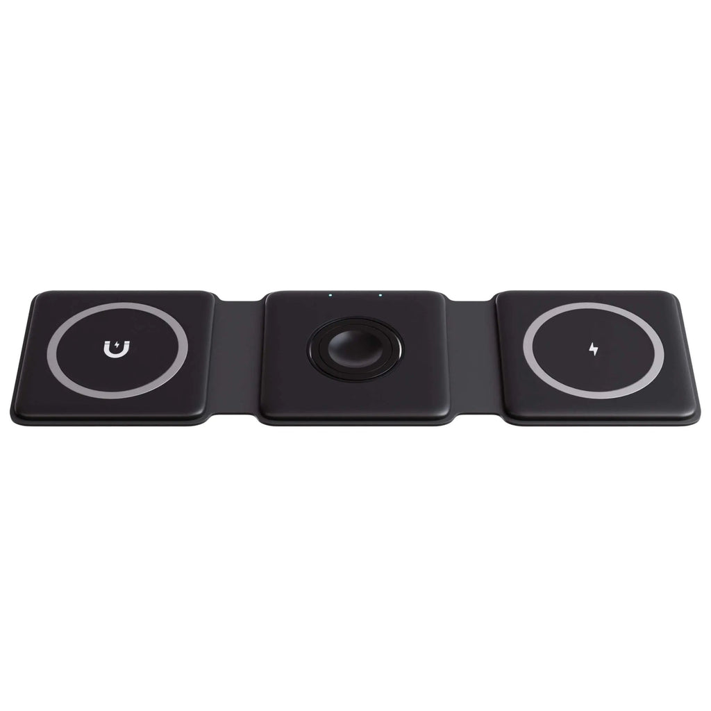 Cargador Inalámbrico Plegable 3 en 1 para Dispositivos Apple