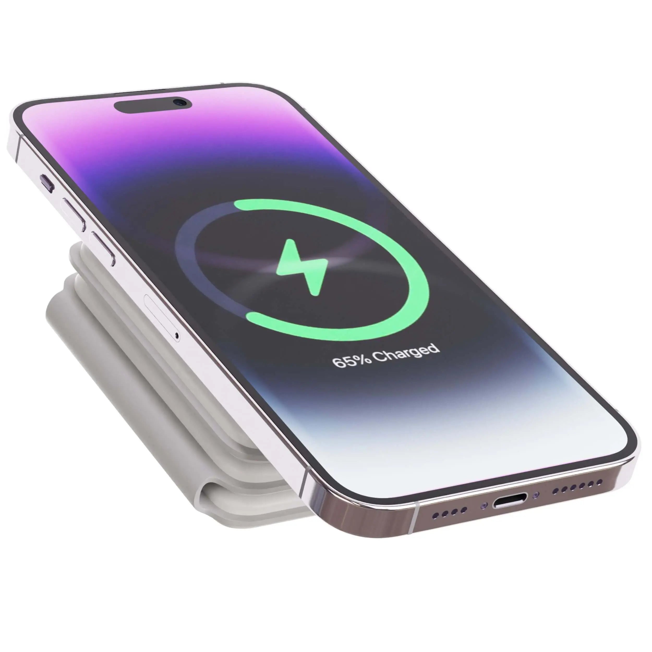 Cargador Inalámbrico Plegable 3 en 1 para Dispositivos Apple