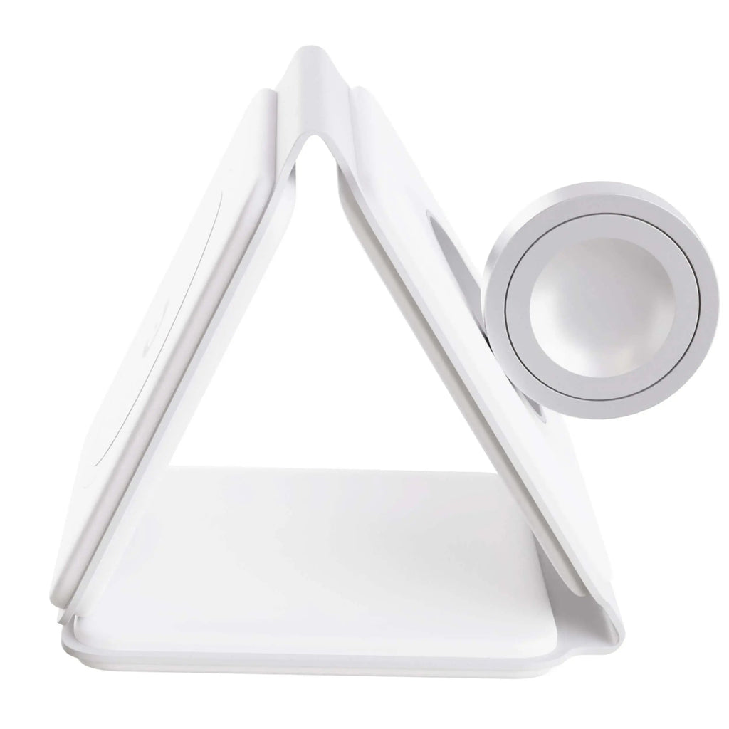 Cargador Inalámbrico Plegable 3 en 1 para Dispositivos Apple