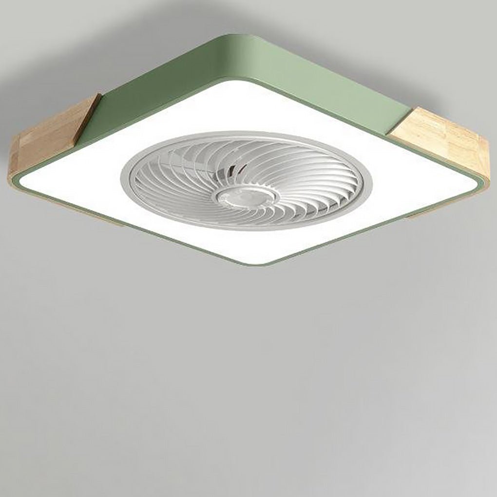Luz de Ventilador de Techo LED Integrado Sin Aspas