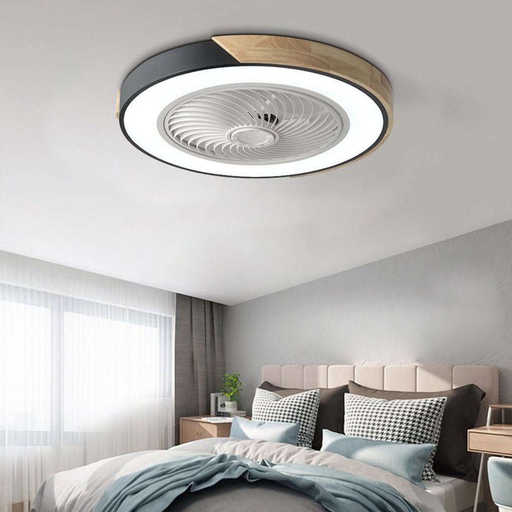Luz de Ventilador de Techo LED Integrado Sin Aspas
