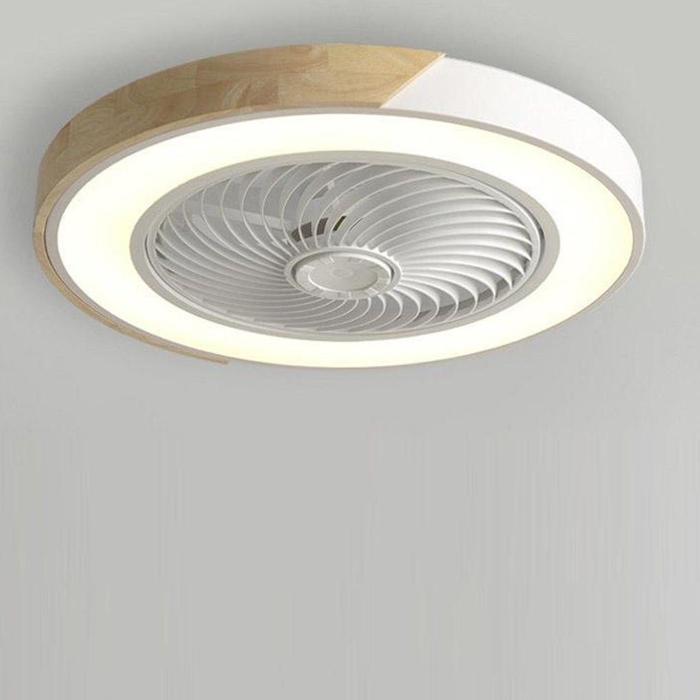 Luz de Ventilador de Techo LED Integrado Sin Aspas
