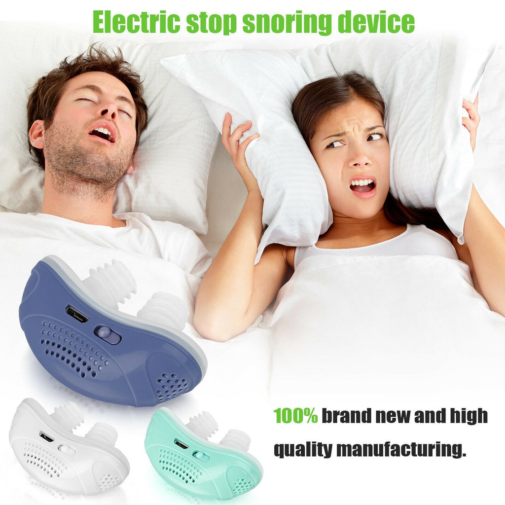 Dispositivo mini eléctrico contra el ronquido | 1+1 GRATIS