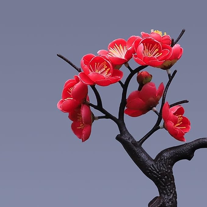 Jarrón de Agua Zen Blossom - Decoración de Bonzai Relajante con Fuente