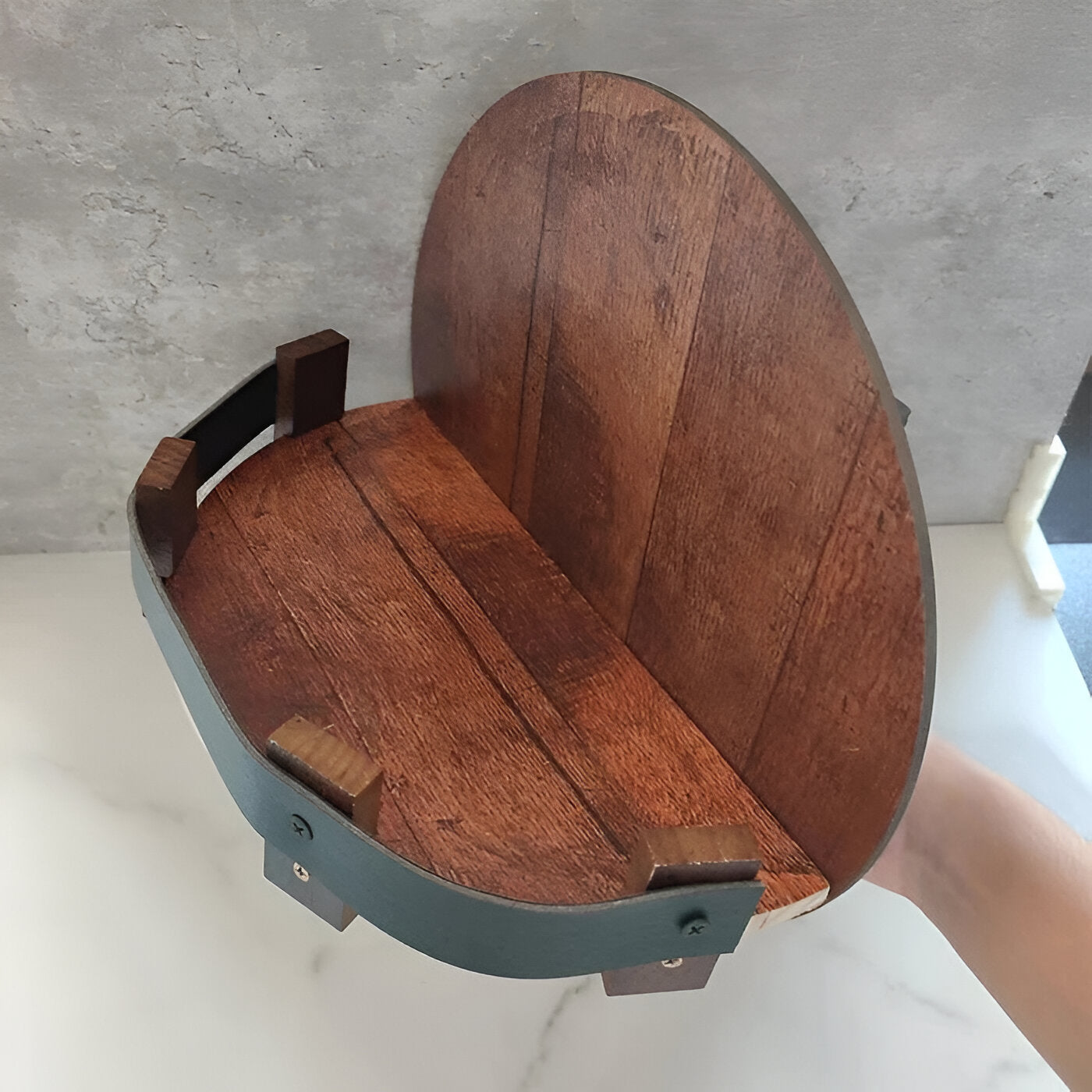Estante de Barril de Whisky Bourbon - Accesorios de Bar Rústicos
