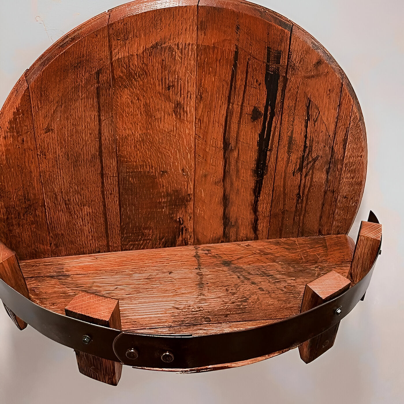 Estante de Barril de Whisky Bourbon - Accesorios de Bar Rústicos