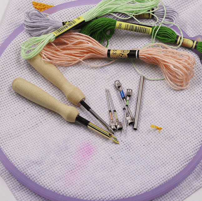 Conjunto de Agujas de Bordado para Obras de Arte Simples y Bellas