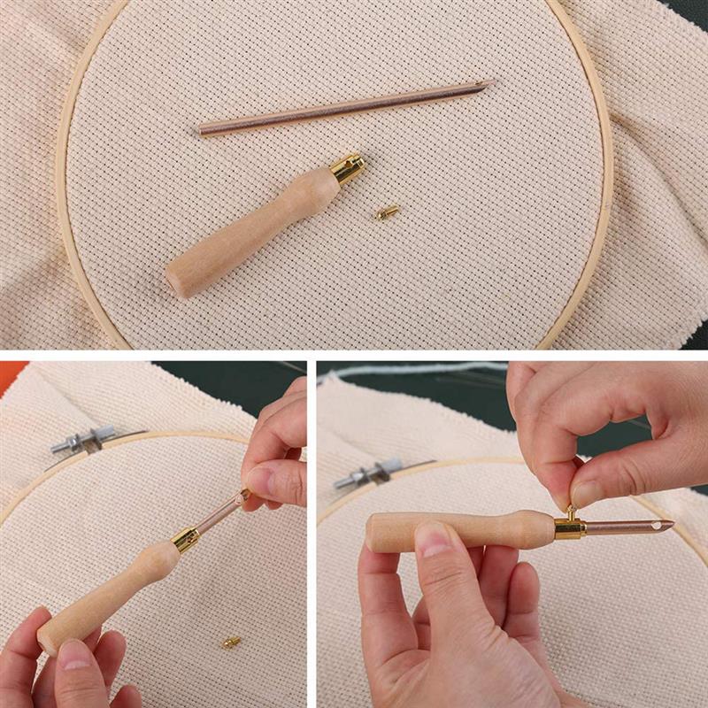 Juego de Agujas de Bordado para Obras de Arte Simples y Bellas