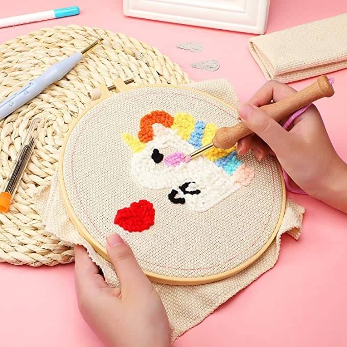 Juego de Agujas de Bordado para Obras de Arte Simples y Bellas