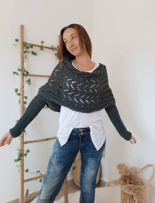 Reinhilde™ Chal – Chal de Mangas Dobles