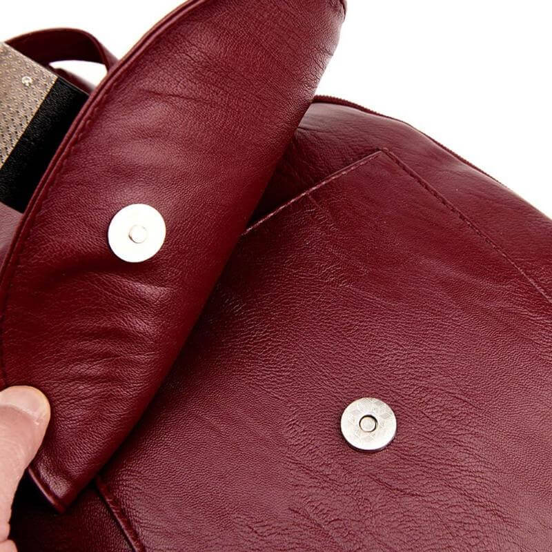 Mochila de piel para mujeres