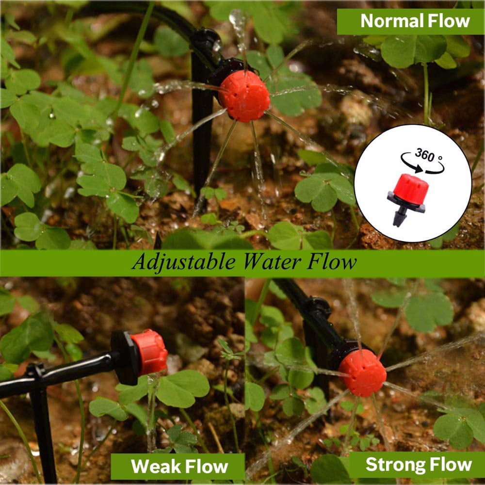 AquaFlow — Riego por goteo ajustable (PACK DE 4) | 50% DESCUENTO
