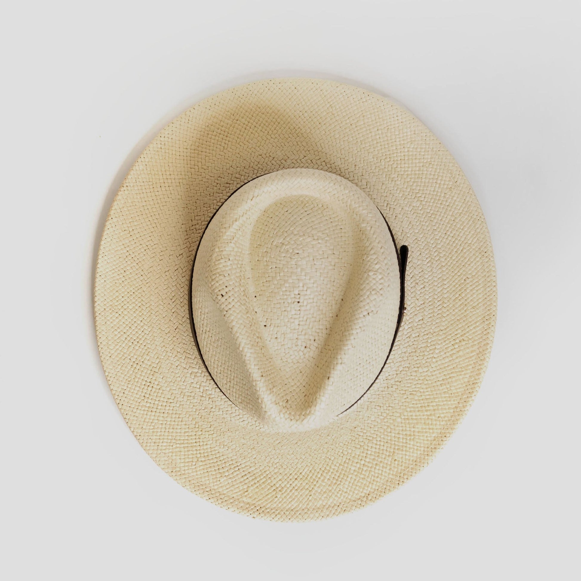 Sombrero Fedora de Paja Minimalista Moderno – Café | Bowlift