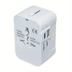 Adaptador de viaje universal con puertos USB duales