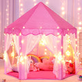 Tienda de Juegos de Princesa con Iluminación Estelar – Perfecta para Jugar Dentro o Fuera
