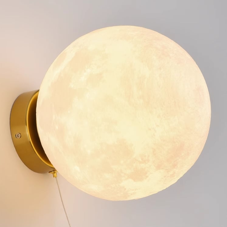 Lámpara de pared creativa de astronauta lunar