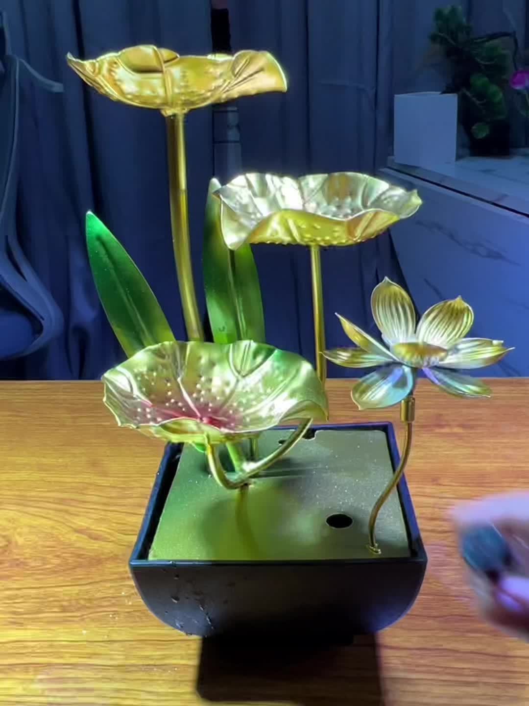 Fuente Interior Loto Sereno – Relajante y Ambiance