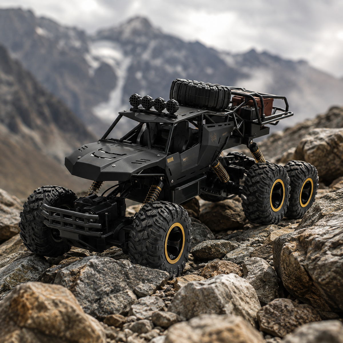 Camión Monster RC de 6 Ruedas – Off-Road Escala 1/12 con Tecnología Avanzada de 2.4GHz y Alta Velocidad