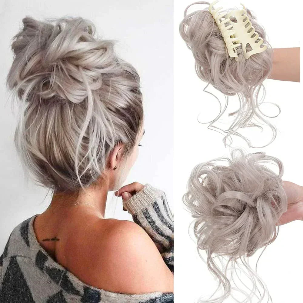 CurlyBun: Clip para Recogido de Cabello Rizado al Instante