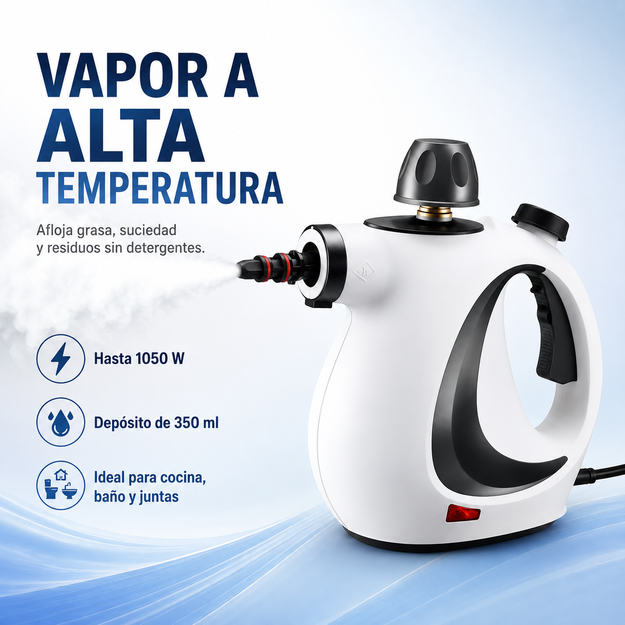 Limpiador a vapor de alta presión