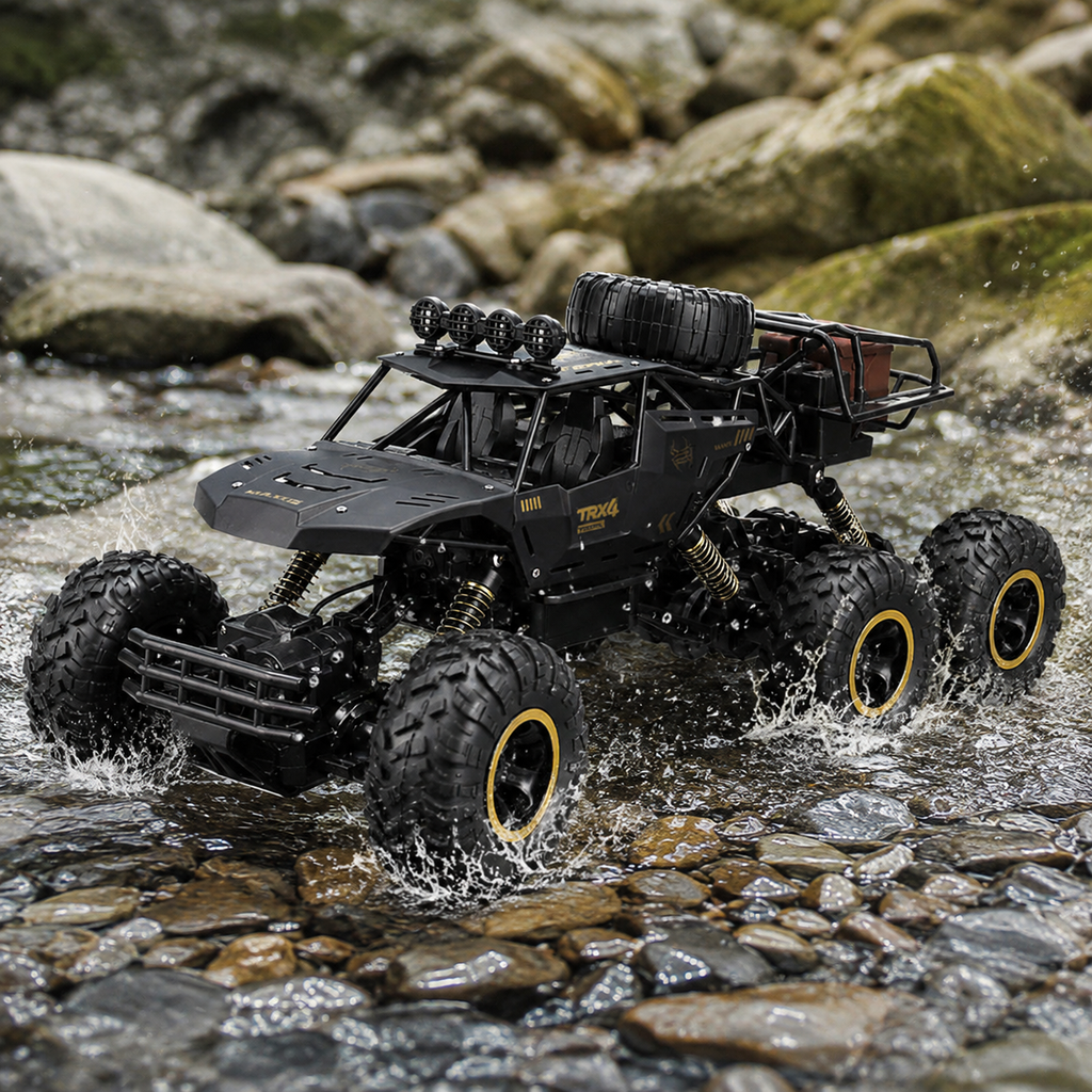 Camión Monster RC de 6 Ruedas – Off-Road Escala 1/12 con Tecnología Avanzada de 2.4GHz y Alta Velocidad
