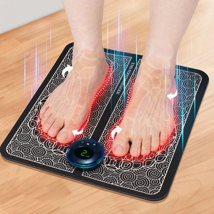 ReliefPad™ – ¡La innovadora masajeador de pies EMS para un alivio instantáneo!