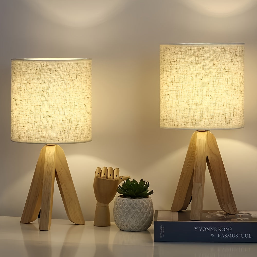 Lámpara de Tripié de Estilo Natural - Para Iluminación Cálida y Moderna