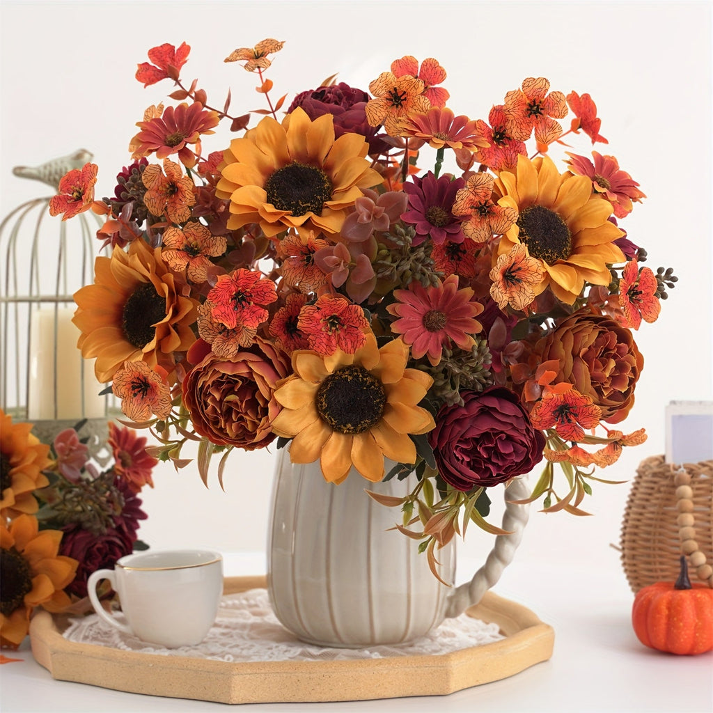 Set de Florero de Otoño – Colorido y Acogedor para Cualquier Espacio