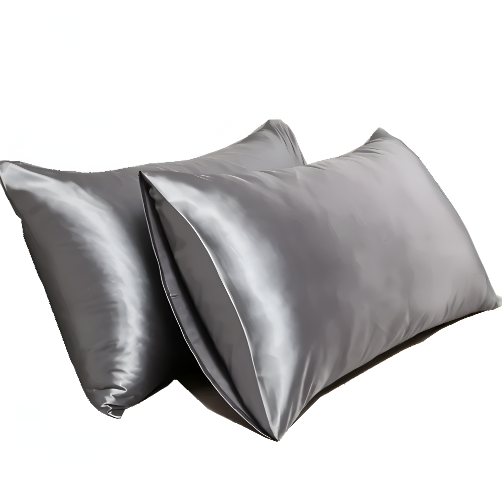 Funda de Almohada de Seda Suave Color Sólido